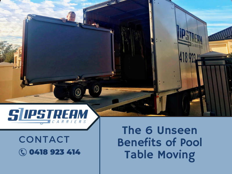 The 6 Unseen Benefits Of Pool Table Moving